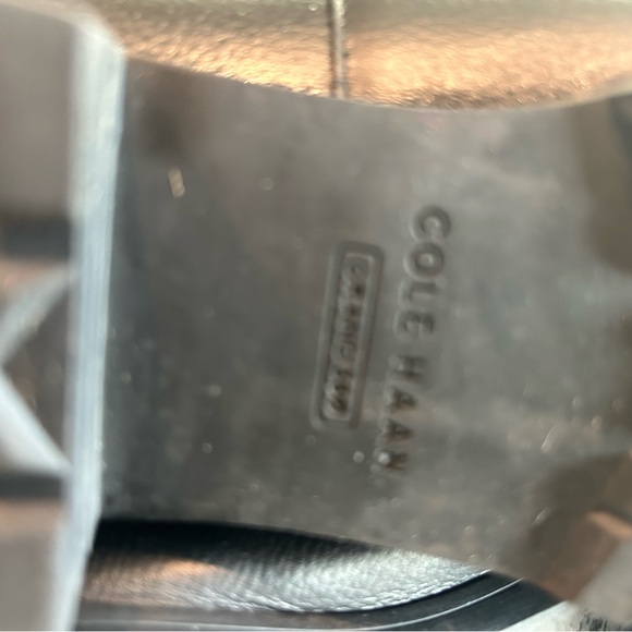 Cole Haan- Camea Waterproof Leather Combat Boot- Black Bootie- Women’s 10 - Picture 10 of 10